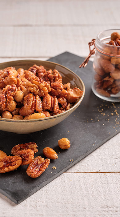 Receita de Frutos Secos Caramelizados