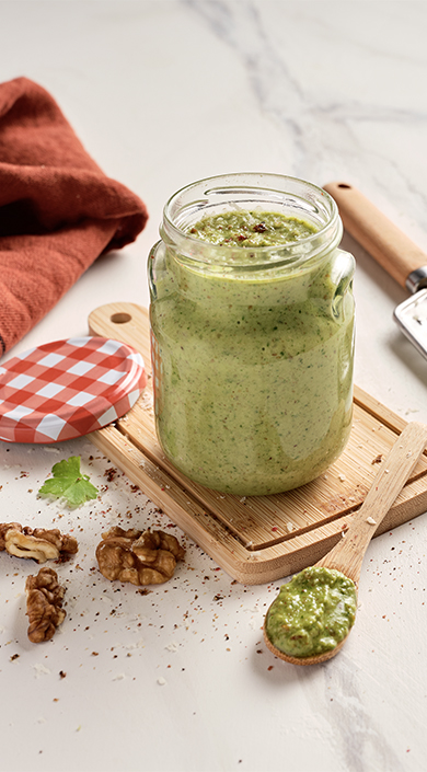 Molho Pesto de salsa e nozes