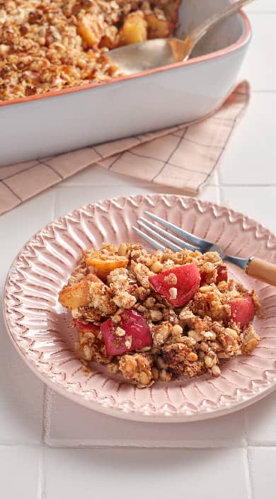 Receita de Crumble de Maçã