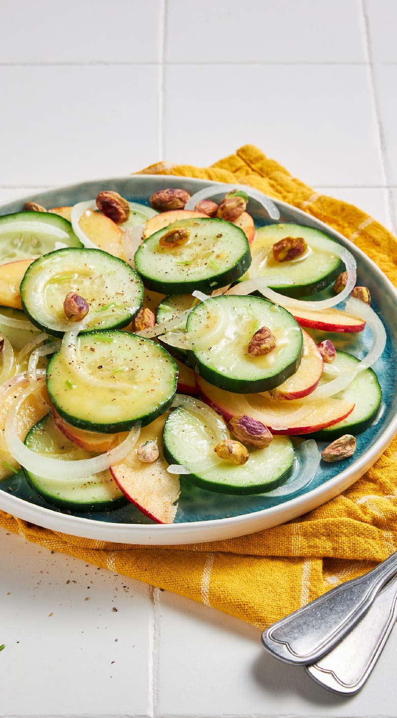 Receita de Salada de Maçã e Pepino
