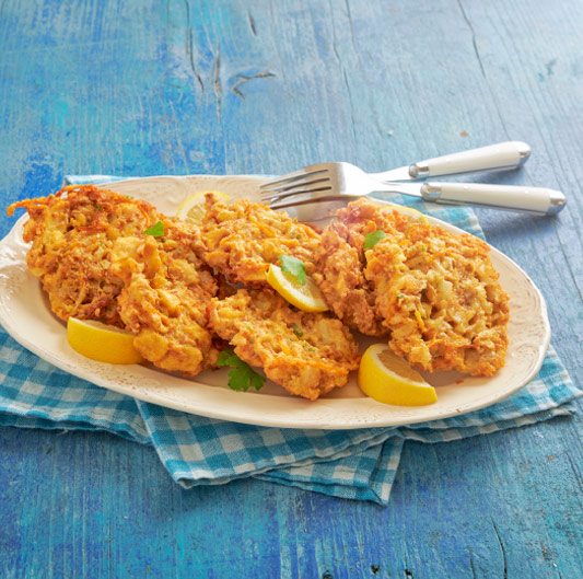 Receita de Pataniscas de Bacalhau