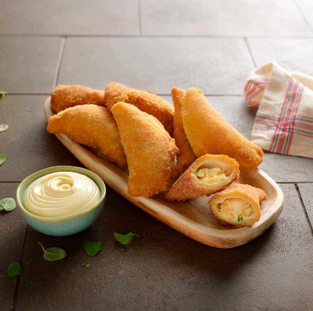 Receita de Rissóis de camarão