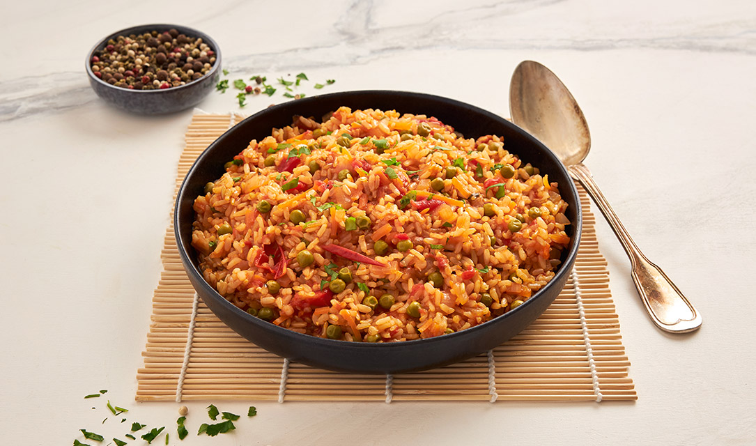 Receita de arroz arco íris