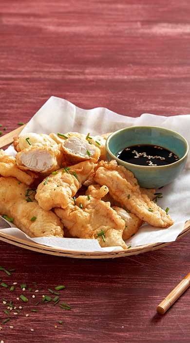Receita de Tempura de frango