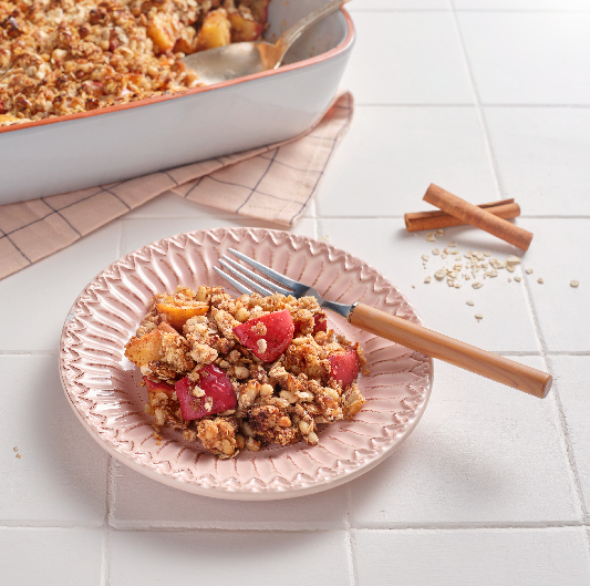 Receita de Crumble de Maçã