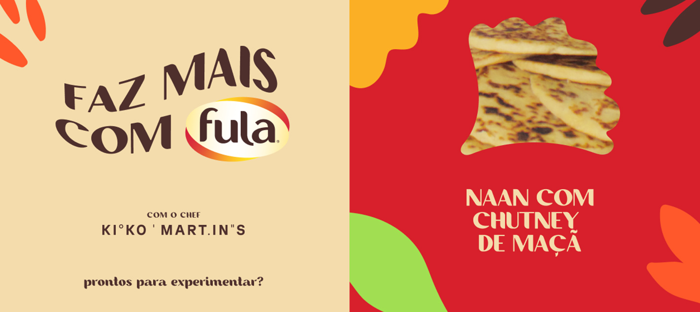 Naan com Chutney de Maçã
