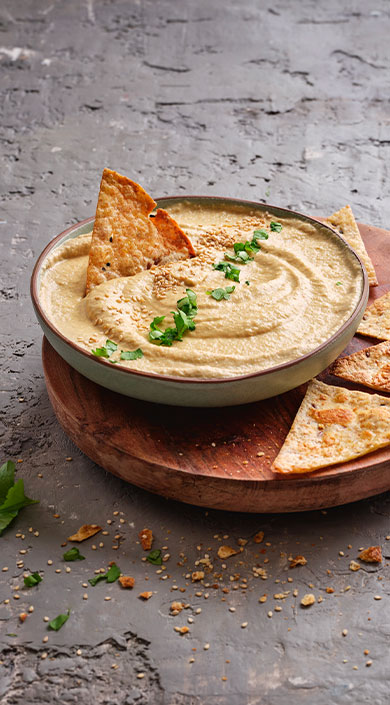 Receita de Hummus de Beringela