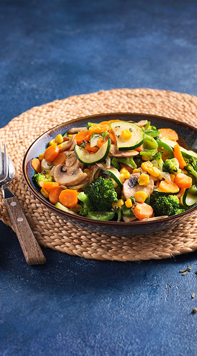 Receita de Legumes Salteados