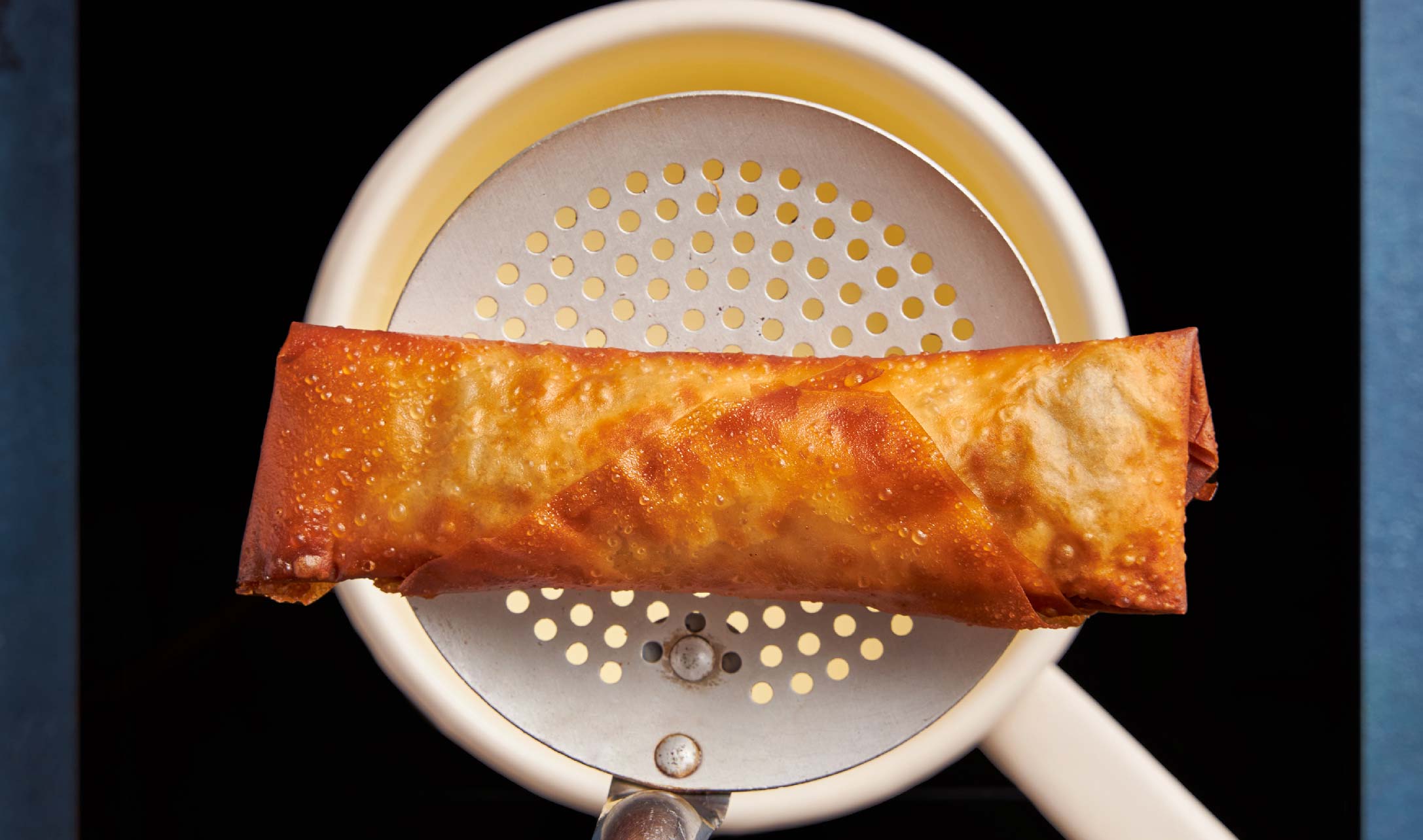 Crepes chineses a fritar em óleo Fula